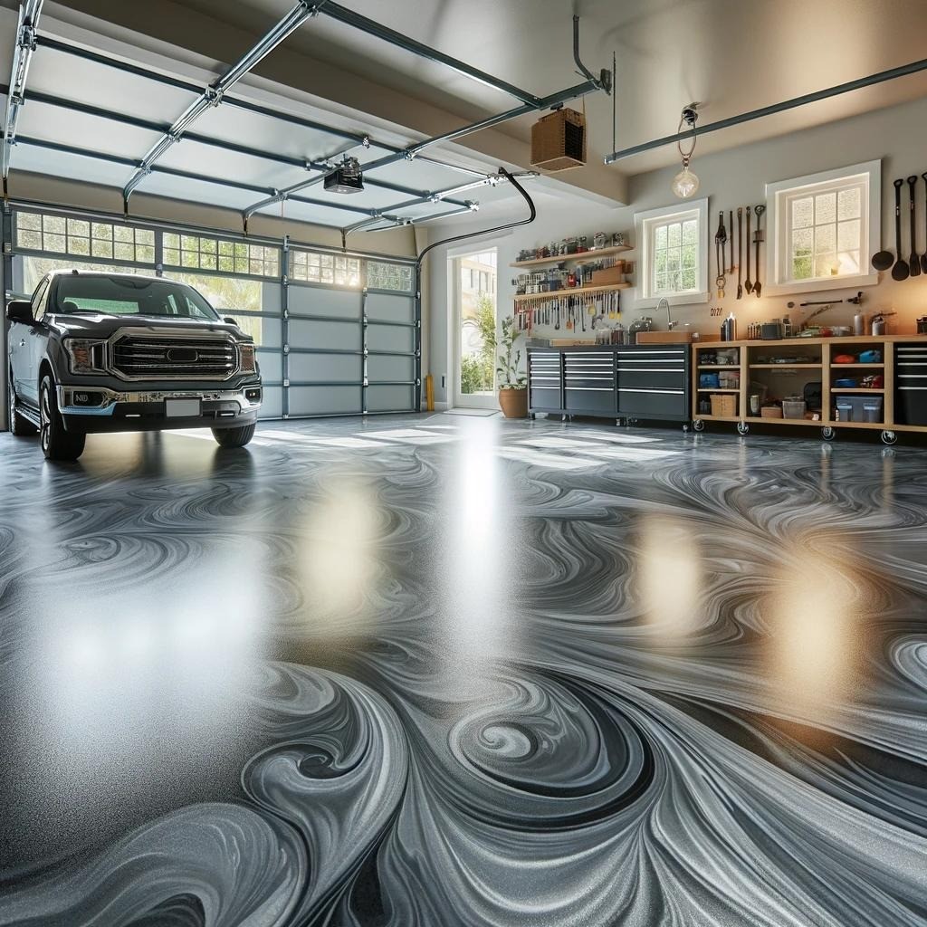 Laval garage epoxy flooring